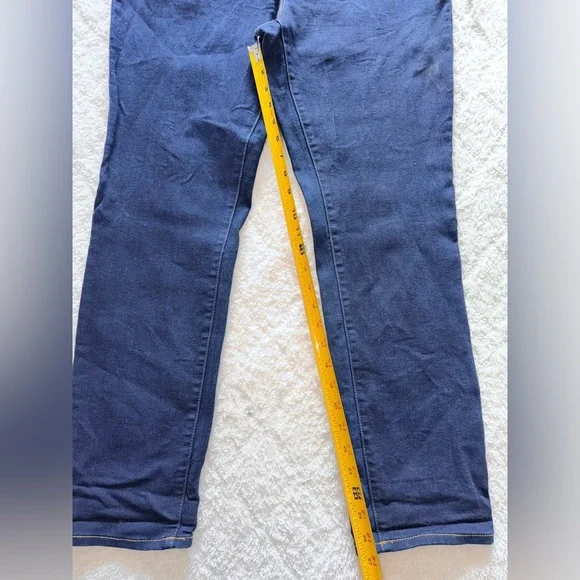 Stretch Straight Leg Blue Jeans - Picture 5 of 9